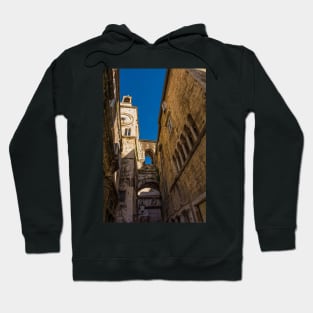 Pjaca Clock Tower and Iron Gate, Split, Croatia Hoodie